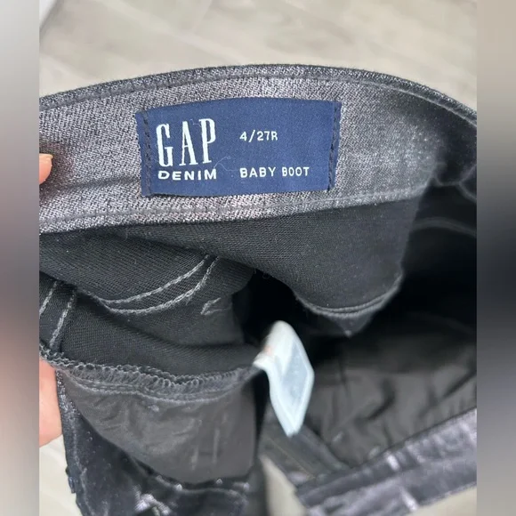 GAP high-rise Baby Boot jeans size 4/27R NWOT - Picture 9 of 10